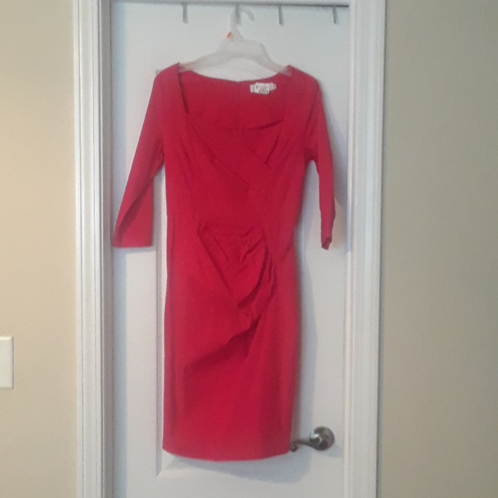 3/4 sleeve bodycon dress